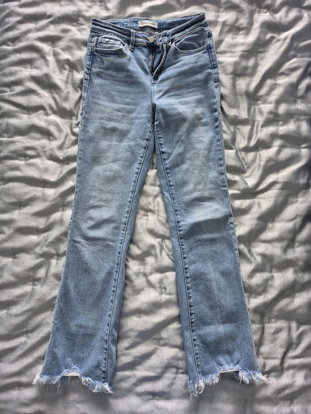 Flying Monkey - Mini High Rise Boot Cut Jeans